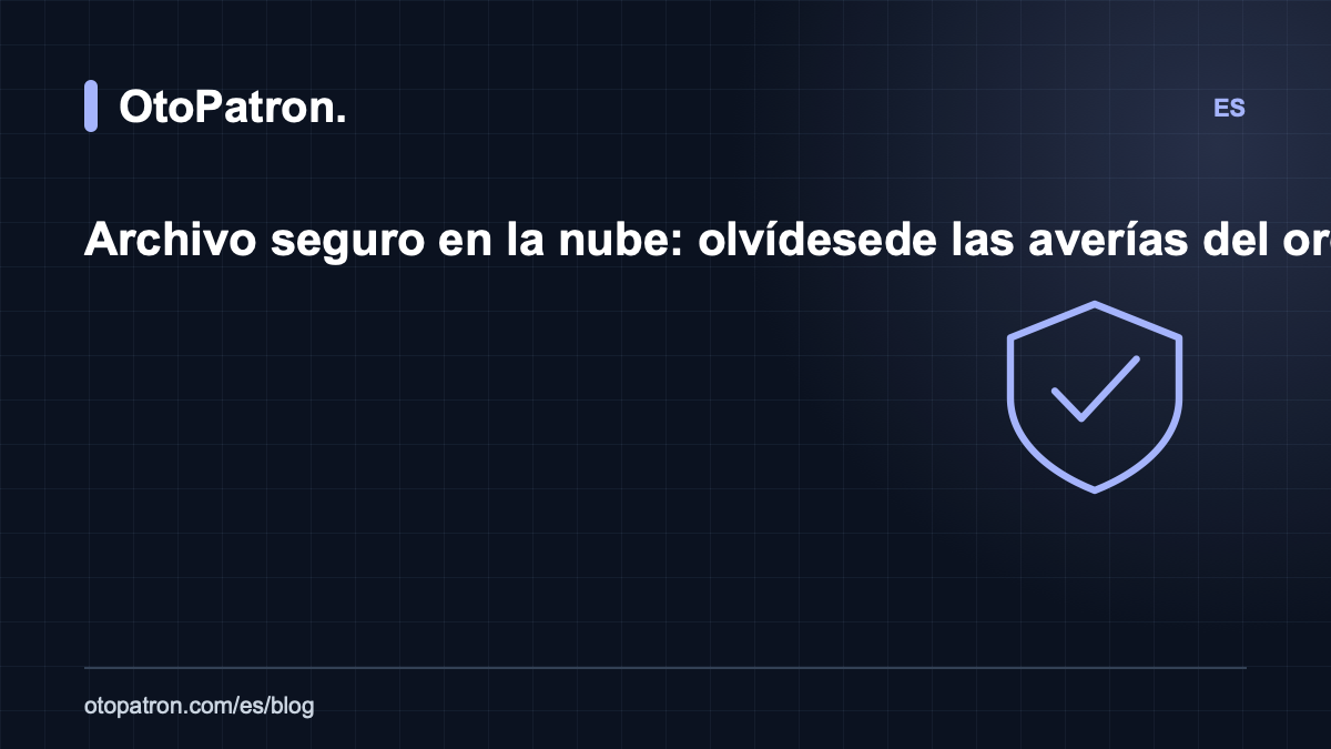 Archivo seguro en la nube: olv&iacute;dese de las aver&iacute;as del ordenador y los cuadernos perdidos