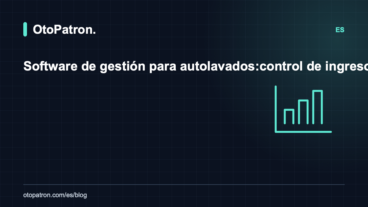 Software de gesti&oacute;n para autolavados: control de ingresos y estrategias para mejorar la facturaci&oacute;n
