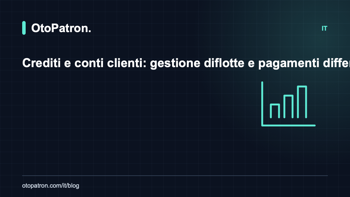 Crediti e conti clienti: gestione di flotte e pagamenti differiti senza perdite
