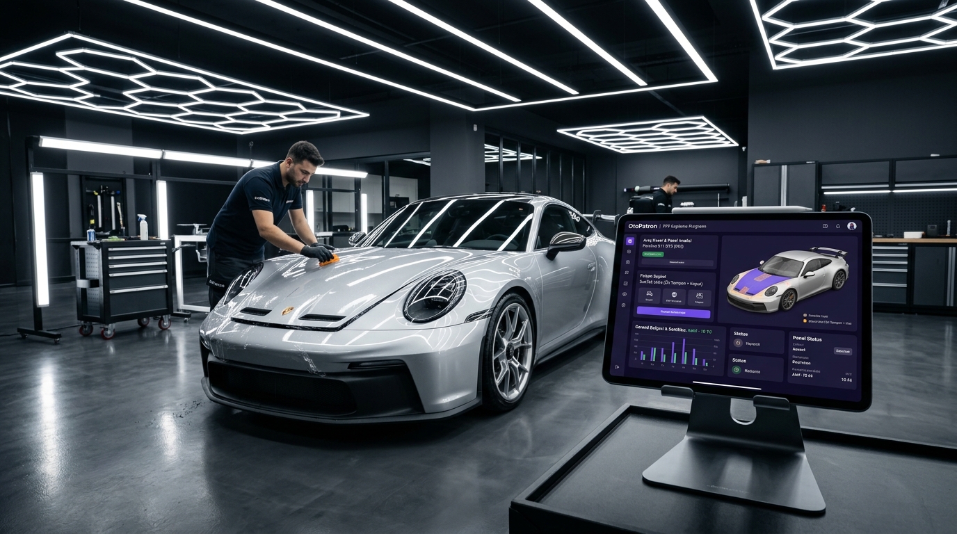 PPF Kaplama Programı Nedir? Boya Koruma ve Detailing İşletmeleri İçin Uçtan Uca Yönetim Rehberi
